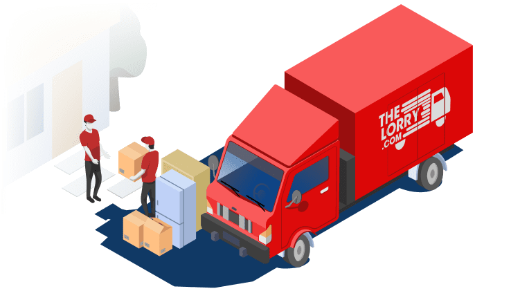 thelorry truck delivery moving