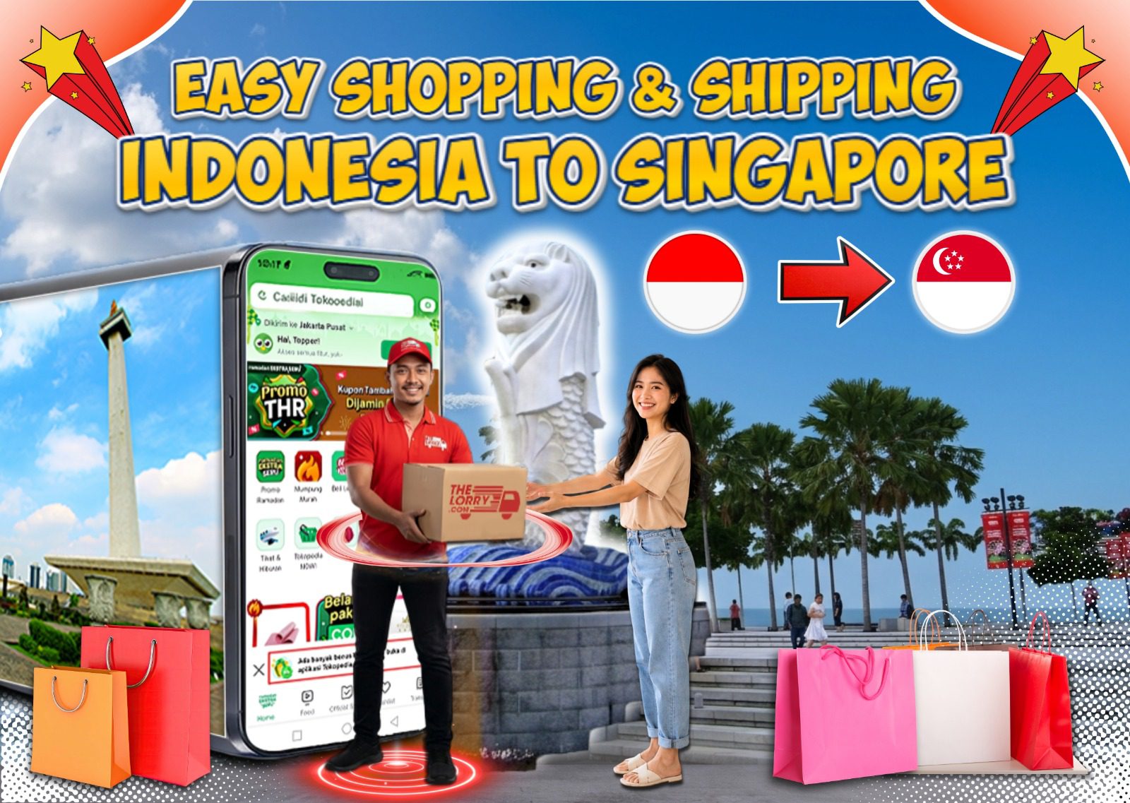 Effortless Indonesia Online Shopping for Singaporeans, Shop & Ship with Beyond by TheLorry’s Personal Shopper
